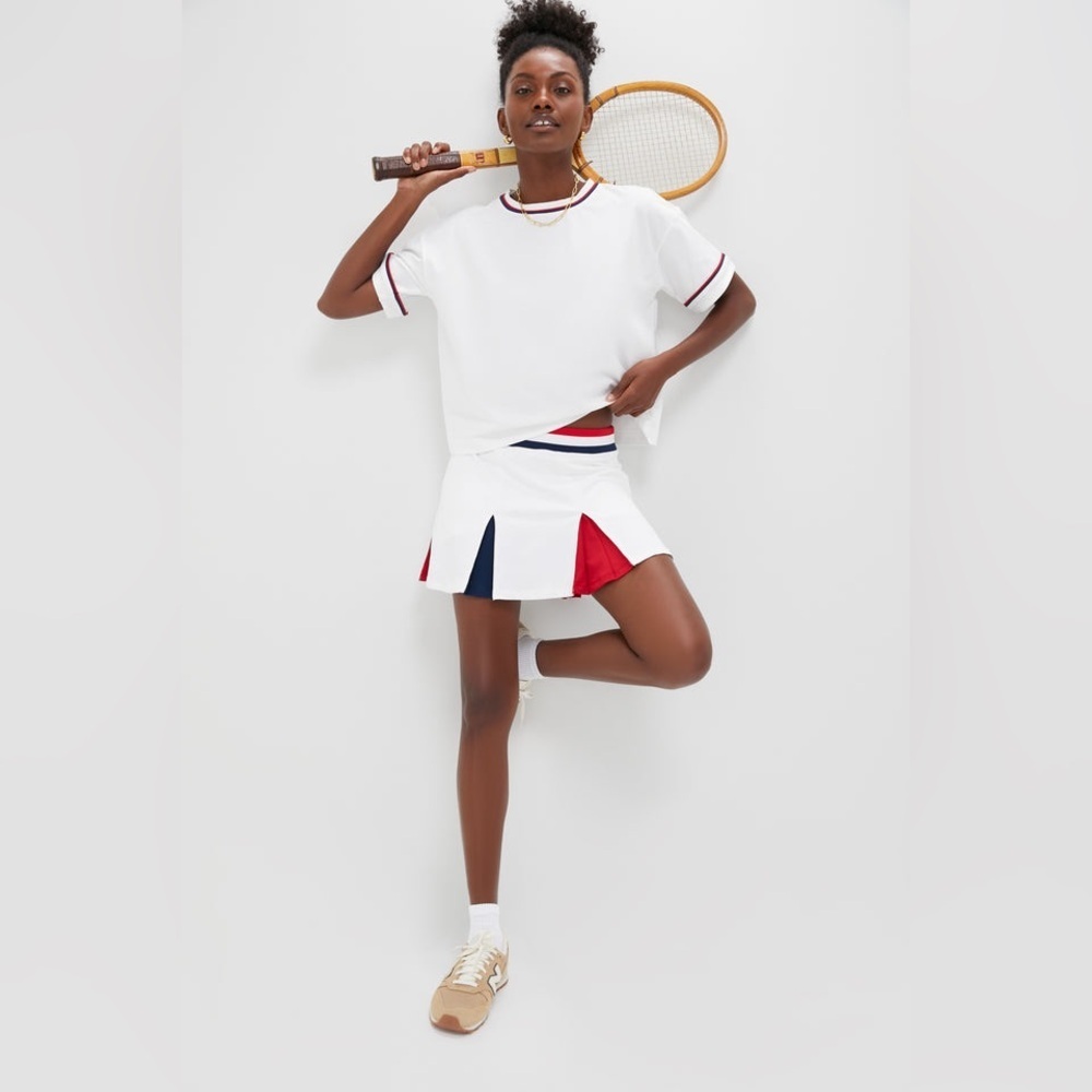 Tuckernuck/Tnuck Sport 14 inch Carly Tennis Skirt in Americana, Size Large, NWT - Picture 7 of 16